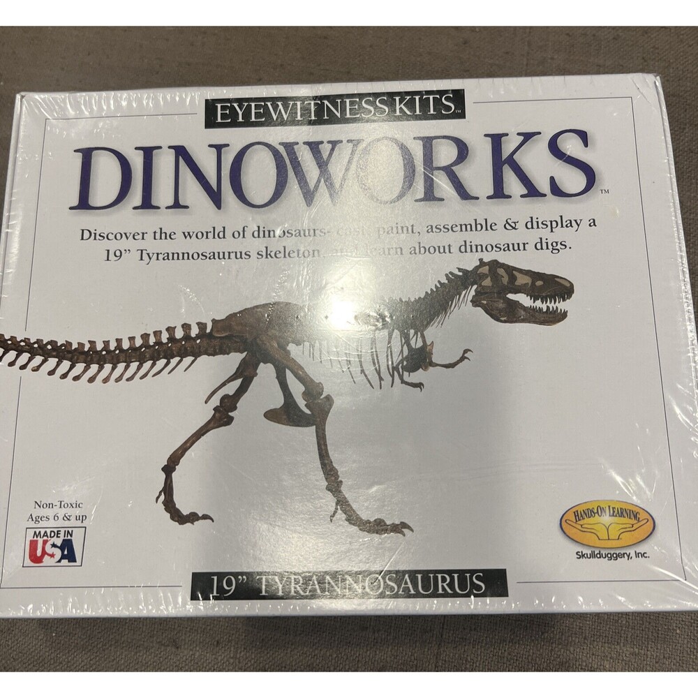 DK Eyewitness Kits Dinoworks 19" Stegosaurus Skeleton Kit Unopened New